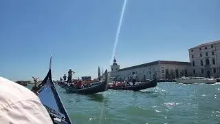 Gondola Ride in the Grand Canal of Venice, Italy
