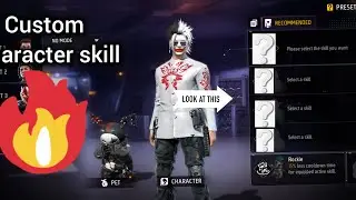 Free fire best unbeatable custom skill character  || unlimited HP||