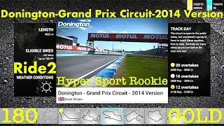 Ride2: PS4 Donington-Grand Prix Circuit-2014 Version -Track Day- Hyper Sport Rookie OPEN Up To 780PP