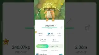 Best Dragonite moves for PVP #pokemongo #viralshorts