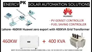 Huawei PV Diesel Controller - Lahore- 560KW Huawei zero export with 630KVA Grid Transformer