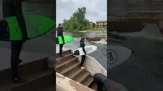 Surfing phase 2 at Boise Whitewater Park #visitboise #surfidaho #outdooradventures
