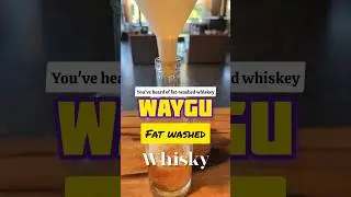 How to make Waygu fat washed whisky #howto #fatwash #whisky #recipe #cocktail #bartender #waygu
