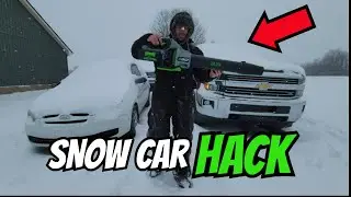 Clear Snow Off Your Car in 60 Seconds with This ONE TRICK
