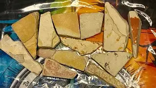 Most satisfying video white dry slate items scraping ❤️🥰😍