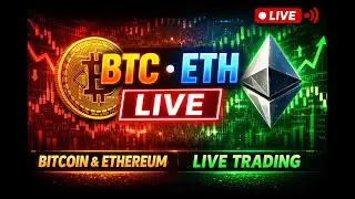 Bitcoin & Ethereum Live Trading | BTC ETH Price Action | Crypto Market Today