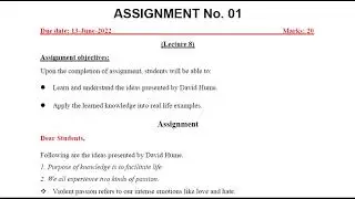 HISTORY AND SYSTEMS OF PSYCHOLOGY (PSY502) Assignment No.01