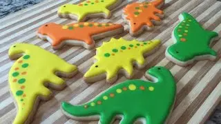 Easy Dinosaur Cookies (How To)