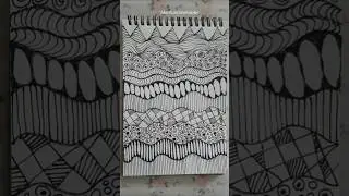 Relaxing Zentangle Pattern | Art Therapy