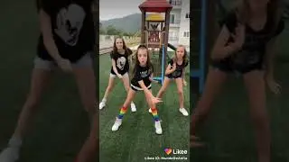 Garotinhas dan&ccedil;ando m&uacute;sica eletr&ocirc;nica