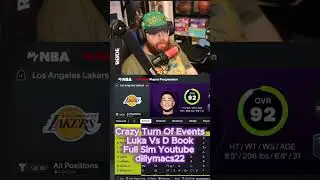 Crazy Turn Of Events Luka Vs D Book Full Sim  #nba2k #nba2k26 #nba2ksim #luka #devinbooker #nba #fyp