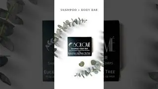 Shampoo + Body Bar ( Eucalyptus + Sea Moss + Tea Tree) | SOLOM&Eacute; BEAUTY | Whistler Organic #skincare