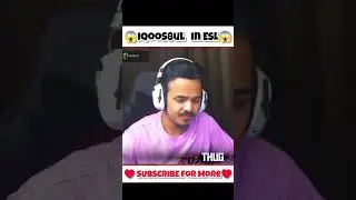 @8bitthugon iQOOS8ul in ESL!! 😱||@S8ULGG#s8ul #thug #mortal #shorts