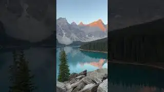 Sunrise at Moraine Lake, Banff National Park, Alberta, Canada