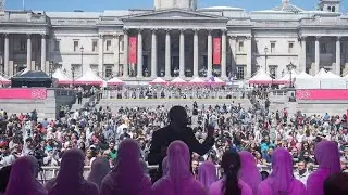 Eid In The Square 2022 Eid festival in London #trafalgarsquare