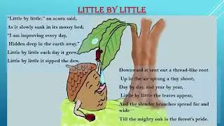 Little By Little Class 3 English Unit 3 NCERT Poem