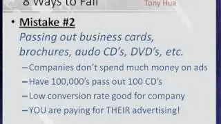 Prepaid Legal Service | 8 Ways To Guarantee Your Failure In Network Marketing - Part 1