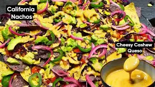 Just with 1 bag of Tortilla chips | Try this most unique California Nachos with Cheesy Cashew Queso