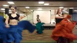 WSU Belly Dance Club Skirt Dance