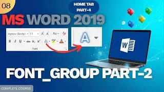 MSWORD-08 MS Word 2019 Text Effects and Typography Full Tutorial in Hindi