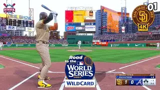 MLB The Show 24 Padres vs Braves RTWS: Epic start to the postseason!