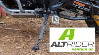 Honda Transalp 750 /Altrider Adjustable Side Stand /Adventure II Foot Pegs Unboxing & Installation
