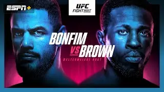UFC VEGAS 111 LIVESTREAM BONFIM VS BROWN FULL FIGHT NIGHT COMPANION & PLAY BY PLAY