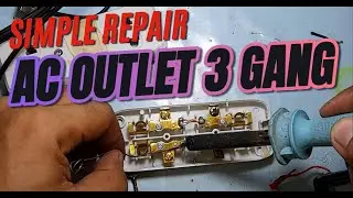 Paano repair ang AC OUTLET nasira.