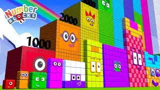Numberblock Step Squad 4096 vs 30,000 - Count to 30,000 Song - Learn to Count Big Numbers!