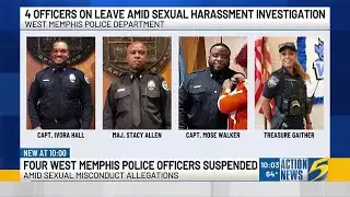 4 West Memphis police officers suspended amid sexual misconduct allegations