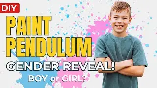 DIY Paint Pendulum Gender Reveal | Boy or Girl?