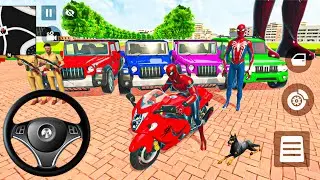 🦚 Indian Thift Auto Android Game 🌿 SuperMan & Spiderman Game😍G- Wagon & McQueen Car & Bike Showroom