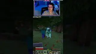 Использование громоотвода для получения заряженного крипера #minecraft
