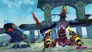 Phantasy Star Online 2 Closed Beta :: Floating Facility ~ Symbiotic Enemy :: Xbox One