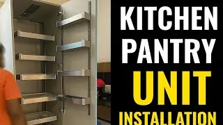 Modular kitchen cabinet | pantry unit | modular kitchen accessories | how to install | kitchen