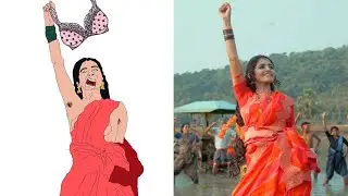 Peddireddy Song | Telugu Songs | Bullet Bandi Laxman | Madeen Sk | Naga Durga | Drawing meme | 2d