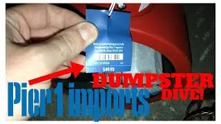 FIDGET SPINNER WINNER ! + Dumpster Diving At Pier 1 Imports ! Dumpster Dive Night #49