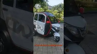3 wheel electric mobility scooter Drive in 4 Easy Steps + Backup Camera Demo | Simple & Safe