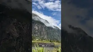 🌏 [New Zealand Travel] Arriving at Milford Sound｜Crystal Clear Cleddau River✨#shorts