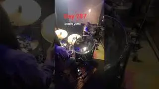 Day 287 Brushes #marcusrattlermusic #drummer #techn9ne #drums #kansascity #livemusic #brushes