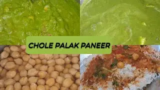 CHOLE PALAK PANEER A NEW HEALTHY RECIPE. REGULAR SABZI KO SPECIAL BNA DIA ISS TWIST SE #chole