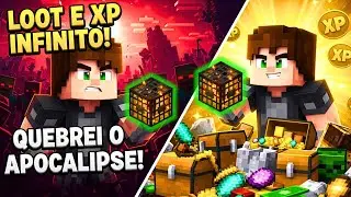 A Farm que QUEBROU o Cursed Walking! (XP e Loot Infinito) Minecraft apocalipse zumbi (EP 28)