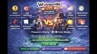 Wolvesville LIVE &ndash; Rank Mode (Max Difficulty) | Sunshine After the Snow 🌤️