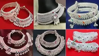2023 New Silver Payal Designs || Fantastic Anklets Designs for Bridal🌺👌😍 Latest payal collection