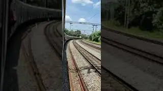 Most Beautiful Chennai Local Train Curve - Local Train Curving at High Speed - Indian Railways