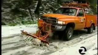 KTVU 2003 - Snow on Highway 17 and Santa Cruz Mountains