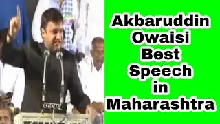 Akbaruddin Owaisi Bold Speech in Solapur Maharashtra | Grand Entry | Full Speech