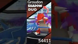 Легкий дуэтный рейд на Теневого Гроудона с ✨️Primal Groudon в Pokemon GO