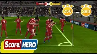Score! Hero - Level 256 - 260- Complete 3 Stars Walktrough