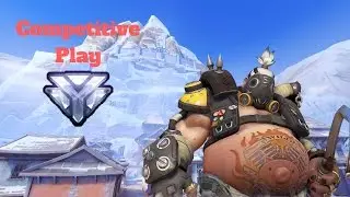 Overwatch Gameplay: Competitive Diamond Play (1) - Roadhog hook is fixed!